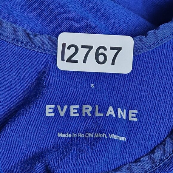 Everlane Dress Womens Small Blue The Weekend Tiered A Line Sleeveless Casual - Picture 9 of 10